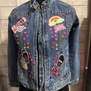 Patch jacket teen